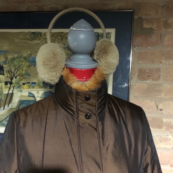 Camel wool scarf, hat, ear band main image 5
